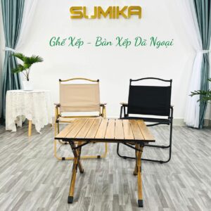 GHẾ XẾP PINIC SUMIKA ( Màu vàng - Màu đen)