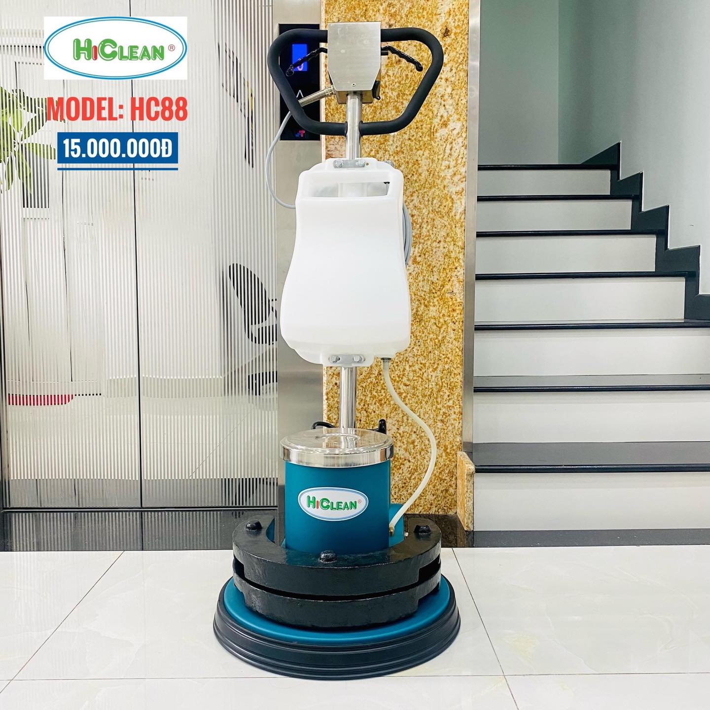 MÁY CHÀ SÀN ĐÁNH BÓNG GIẶT THẢM HICLEAN HC88 - Ảnh 2