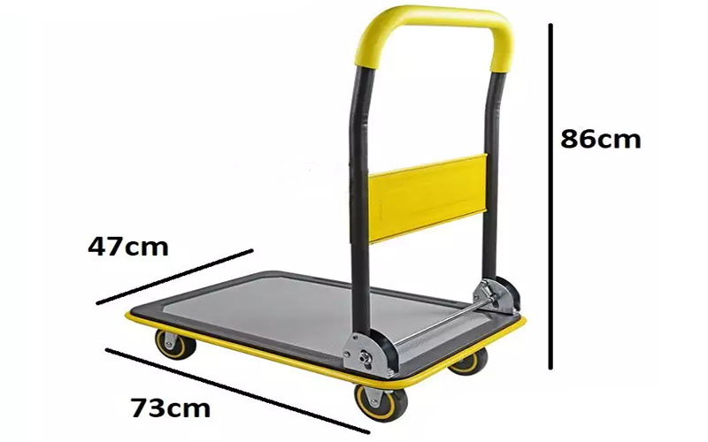XE ĐẨY HÀNG GẤP GỌN SUMIKA T150 SÀN THÉP - Ảnh 4