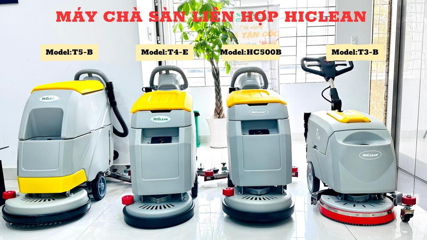 MÁY LAU SÀN NHÀ XƯỞNG HICLEAN T4E - Ảnh 2