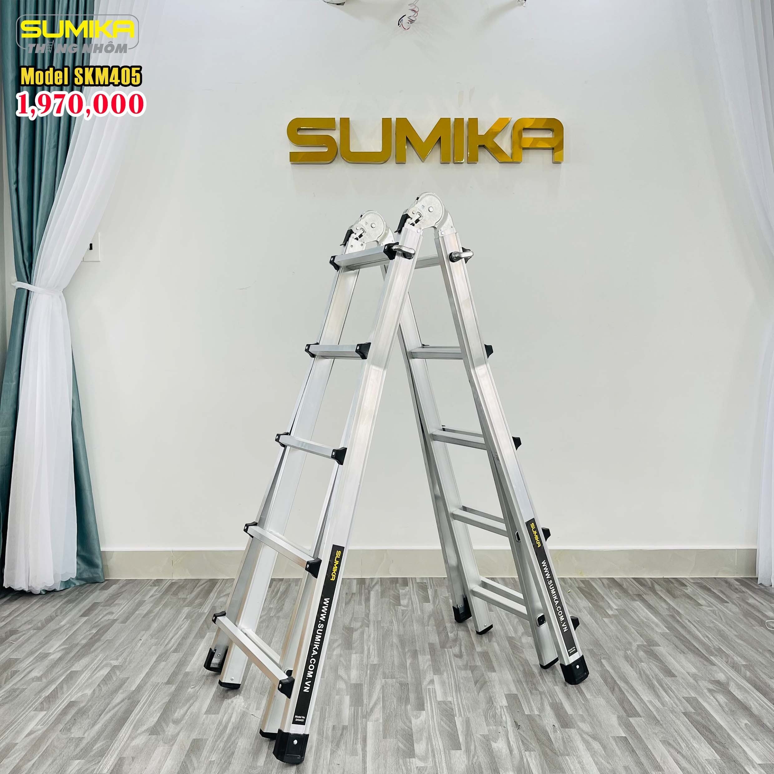 THANG NHÔM TRƯỢT RÚT LỒNG SUMIKA SKM405