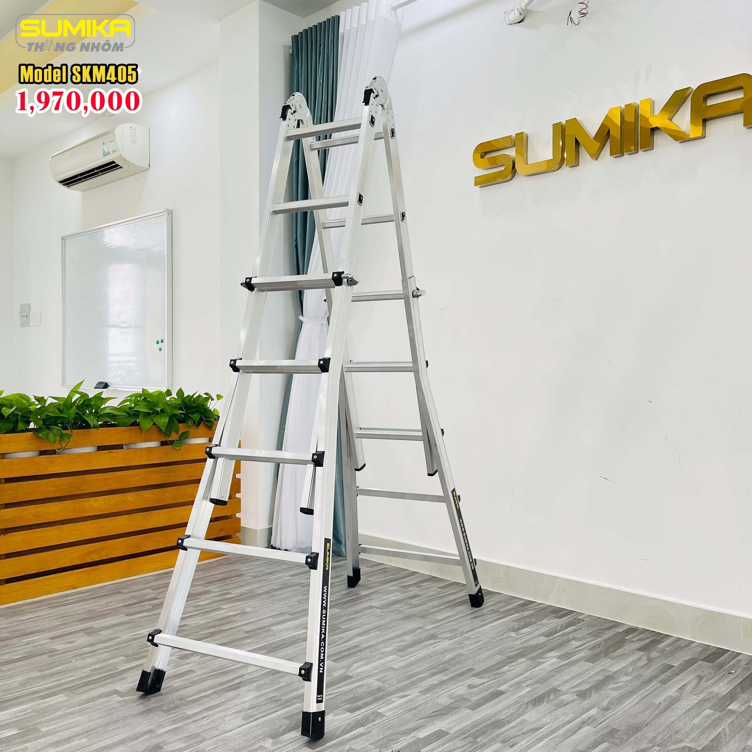 THANG NHÔM TRƯỢT RÚT LỒNG SUMIKA SKM405 - Ảnh 3