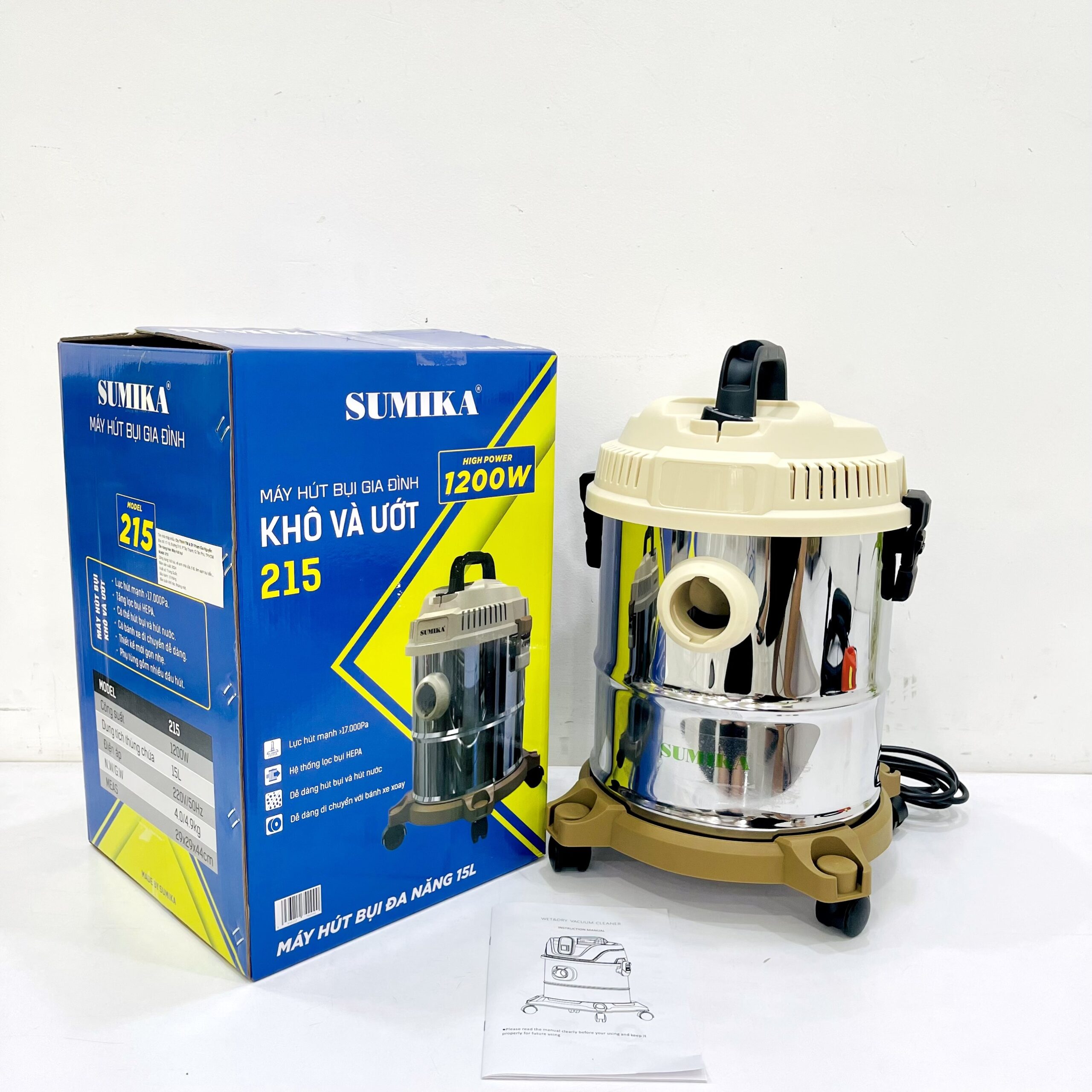 MÁY HÚT BỤI GIA ĐÌNH ĐA NĂNG SUMIKA 215, công suất 1200W - Ảnh 4
